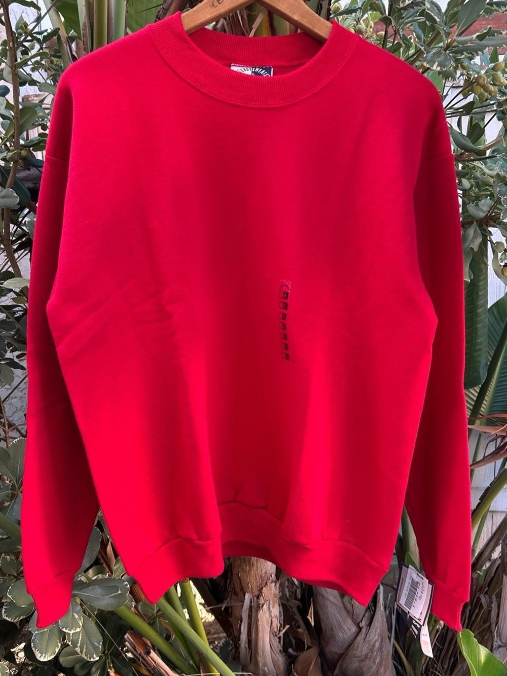 Vintage 90s Lee Sturdy Sweats Boys L 14-16 Red Sweatshirt NWT USA Made